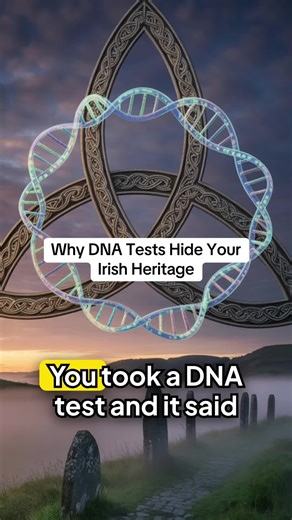 Why DNA Tests Hide Your Irish Heritage 🇮🇪 Your DNA results said British Isles but your ancestors were 100% Irish? You're not confused - the test is. Irish DNA results explained, British Isles vs Irish ancestry, Irish genetic heritage markers, Great Famine diaspora DNA, Celtic Viking Norman Irish DNA, Why DNA test says British Isles, Irish ancestry DNA truth #IrishDNA #IrishHeritage #IrishAncestry #IrishDiaspora #IrishRoots