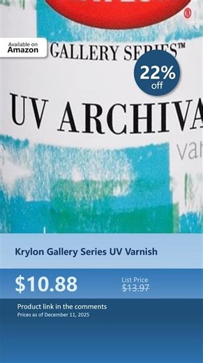 Krylon Gallery Series UV Varnish