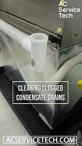 I show 10 ways to clean out drain lines and condensate traps on Air Conditioning systems! #hvac #hvacrepair #hvacr #Condensate #airconditioner #airconditioning #furnace #AC #acunit #trap #cleaning | AC Service Tech LLC