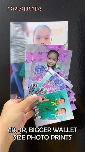 6R, 4R, Bigger Wallet Size Photo Prints. 💚 | narizabeybe❥ #smallbusiness #ytshorts