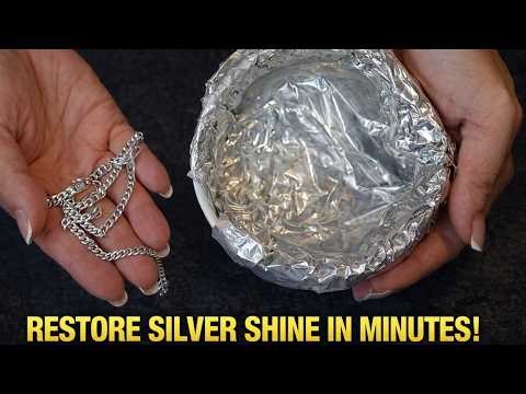 Jewelers Don’t Want You to Know This! Restore Silver Shine in Minutes!