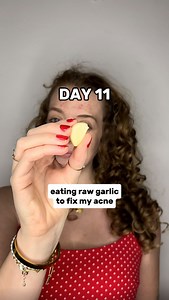 49 reactions · 7 comments | uhhh I think my acne looks better? 龍 I feel like my face definitely looks less red than when I first started eating raw garlic #acne #garlic #acnetreatment #skincare #skincaretips #skincarenatural #skincareroutine #skin #skinhealth #explore | Mollysringlets | Facebook