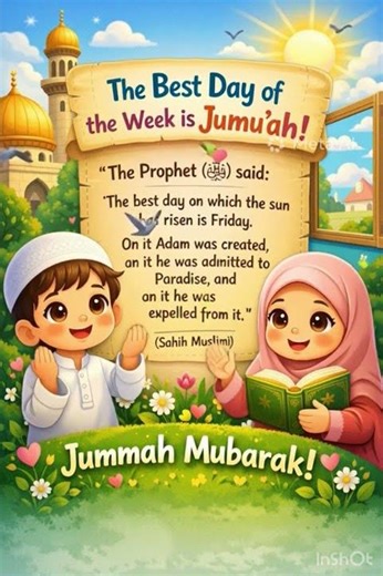 Jummah Mubarak! ✨ What is one Sunnah you’re teaching your kids today?#shorts