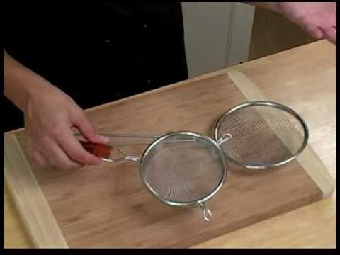 Cooking Tips : How to Use a Strainer