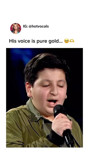 Hotvocals on Instagram: "In 2019, 12-year old Alexander Zazarashvili took the stage on The Voice Kids Ukraine and delivered a breathtaking rendition of Celine Dion’s “All By Myself” and left the entire room in awe. vid cr: voicesofgold"