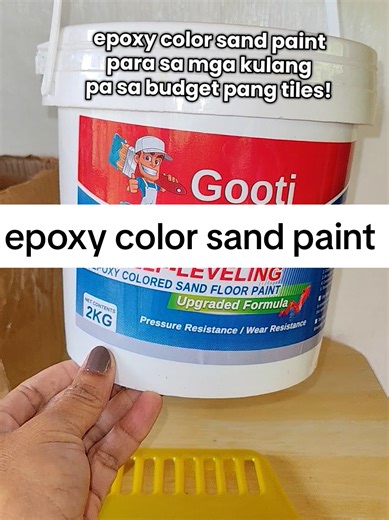 Epoxy Color Sand Paint for Budget-Friendly Flooring