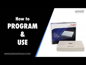 How to program & use Sintech Pabx TC-208P, 308P, 312P, 416P, 424P & 432P (2025 updated) TC-2000P pbx