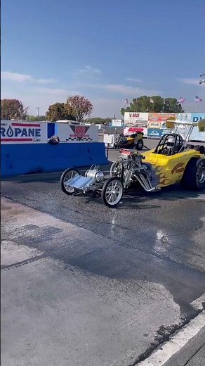 Blown Alcohol Altered Burnout! #dragracing #blown #altered