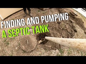 Finding and Pumping Out a Septic Tank