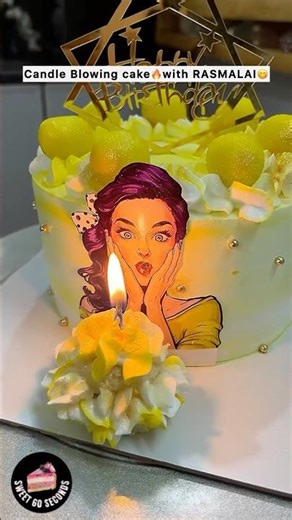 🎂🔥 This Candle-Blowing Cake Trend Is Taking Over!