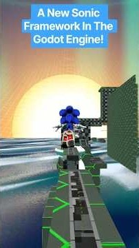 A New Sonic Framework In The Godot Engine! #shorts #sonic #sonicthehedgehog