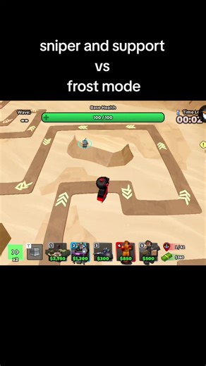 Sniper and Support Strategies for Frost Mode