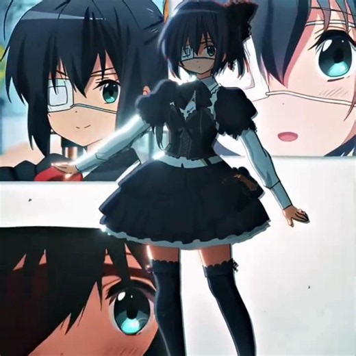 Name a more iconic slice-of-life anime... I’ll wait 👑🔥 #shorts #chuunibyou #rikkatakanashi #viral