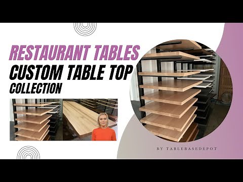 Luxurious Restaurant Table Tops for the Ultimate Dining Experience