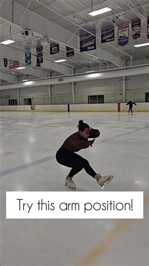 try this sit spin arm position 😎