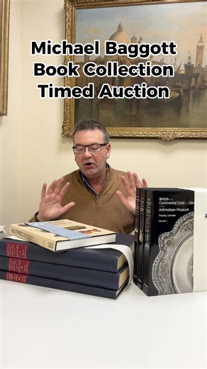 A collection we’re honoured to present ✨ The book collection of antiques expert Michael Baggott — over 150 lots — comes under the hammer in our timed sale. Bidding opens Monday 22nd December, ending 12pm Friday 2nd January. #LichfieldAuction #richardwintertonauctioneers #michaelbaggott | Richard Winterton Auctioneers