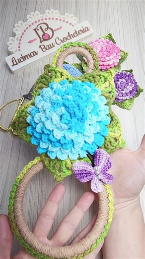 Aprenda a Fazer Flor Hortênsia em Crochê