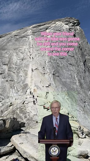 It’s me, I’m the friend #fypシ #fyp #hiking #halfdome #yosemite #nationalparks #memetok