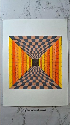 Mind-Blowing 3D Drawing That Tricks Your Brain 🌀