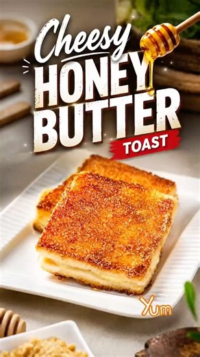 The ULTIMATE Cheesy Honey Butter Toast You HAVE To Try!