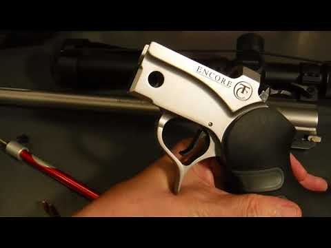 Getting The Fine Thompson Center Encore With New 223 Barrel Ready For The Range