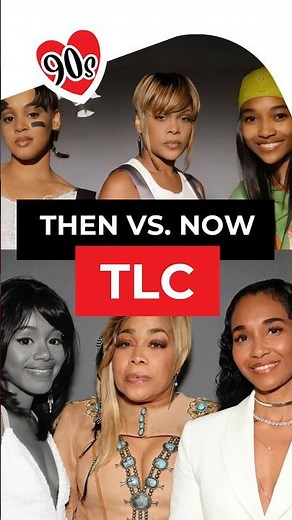 TLC Then vs Now… 90s Queens Forever 👑🔥 #TLC #90sRNB #rnb #90s
