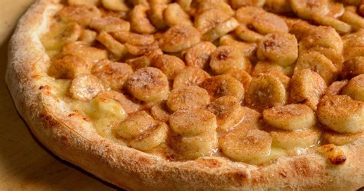 Pizza de banana e canela: faça a sobremesa mais que deliciosa em casa
