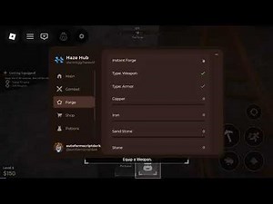 The Forge [BETA] Script Haze Hub [NO-KEY] | Best Mobile Script