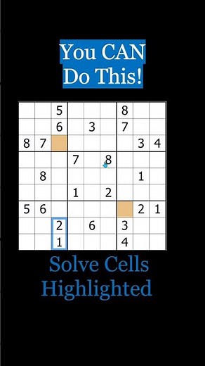 How To Improve Sudoku Scanning – Sudoku Short 47 #Sudoku #Play #Shorts