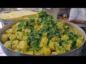 Rasawala Khaman Dhokla | Speciality of Gujarat | Indian Street Food