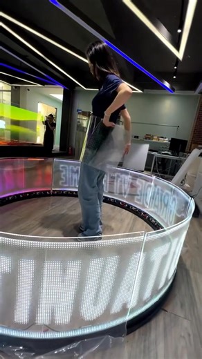 1.6K views | Do you like this flexible transparent led film display?#leddisplay #ledscreen #leddisplayscreen #transparentleddisplay | Whaley94 | Facebook