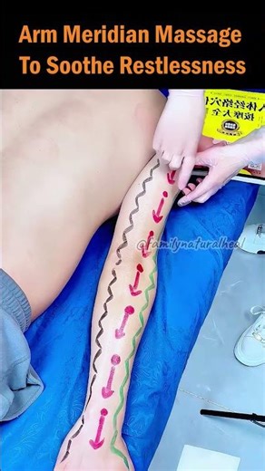 Arm Meridian Massage To Soothe Restlessness #massage #relax