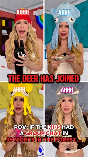 The “MISSING” KIDS Have a GROUP CHAT in 99 NIGHTS IN THE FOREST! 🐨🦑🌳🦌