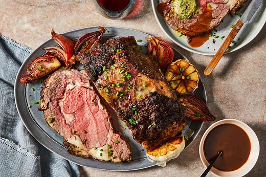 Garlic-Butter Rib Roast