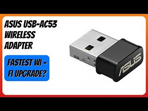 REVIEW (2026): ASUS USB-AC53 Wireless Adapter. Features.
