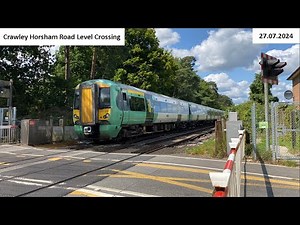 *Double Pass* Crawley Horsham Road Level Crossing, 27.07.2024