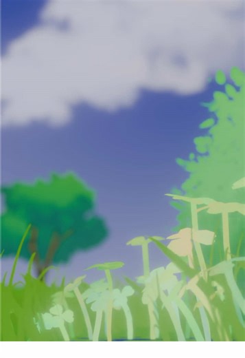 Clovers in the wind #animation #b3d #blender