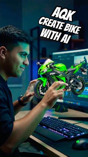 AQK create bike with AI #trending #viral #shorts #foryou#part