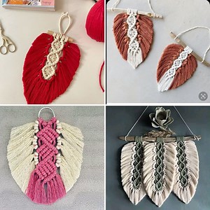84K views · 1K reactions | In this video we'll learn how to make macramé wall hanging leaf  step by step. #macrame #homedecor #homesweethome | Home Decoration | Facebook