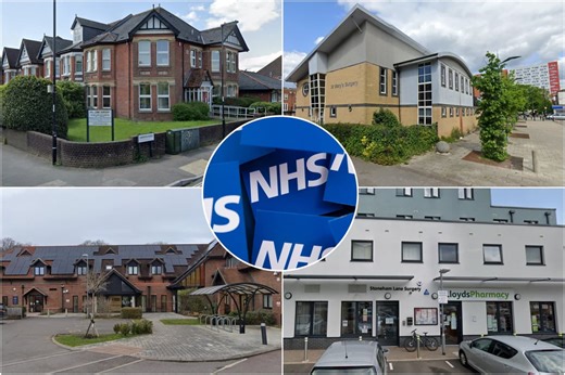 Hampshire's 21 top GP surgeries ranked by patient satisfaction scores