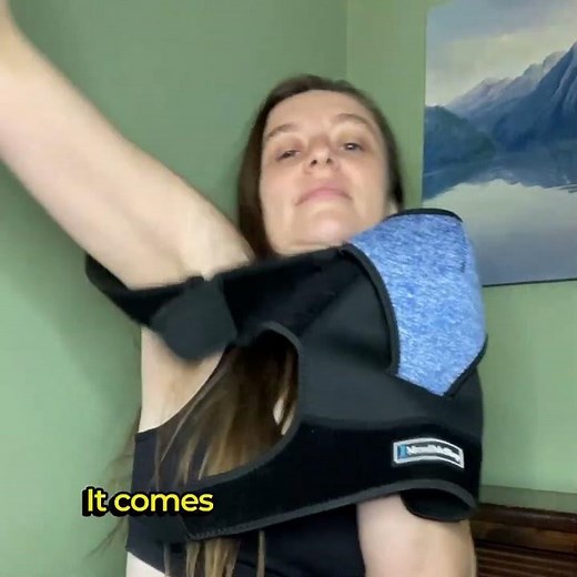 Want to see how to use MendMeShop's Shoulder Compression Support Sleeve?
