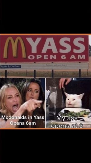 #naofloppa 😂 McDonald’s Yass Sign Gone Wrong
