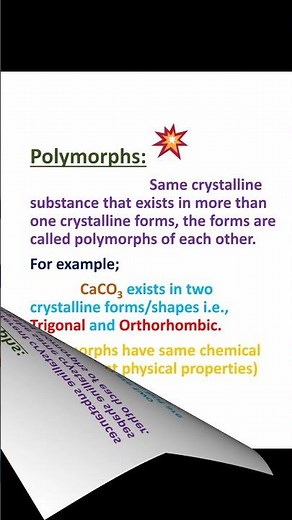 Isomorphs, polymorphs, allotropes and isomers definition. #excess #chemistry #isomorphism#polymorph