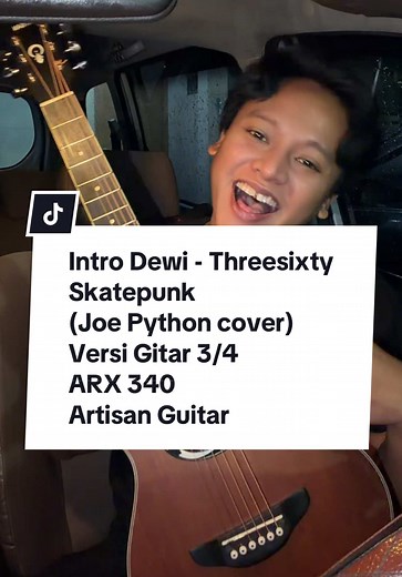 Cover Gitar Dewi oleh Joe Python dengan Artisan Guitar