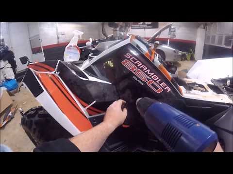 How to do ATV Sticker/Graphics Kit Install