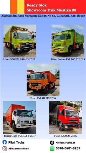 Ready Stock Truk bekas terlengkap #trukbekas #mustika88 #cileungsi