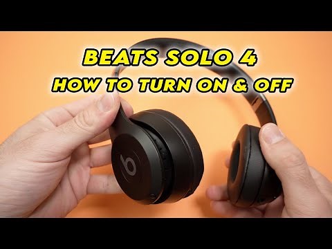 How to Turn ON & OFF Beats Solo 4 Headphones