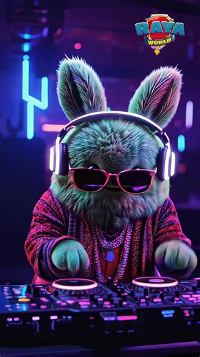 Some nights are made of music… the kind that makes your ears wiggle and your heart dance without asking 🎶💛🐰 Tonight, Raya and his best friend are the DJs — mixing happy beats, bright colors, and tiny sparkles of joy across the whole room ✨🎧 But this party isn’t about being loud. It’s about feeling free. Free to laugh, free to move, free to shine your own bright little light 🌟 Because when friends create joy together, the world becomes a stage, and every moment becomes a celebration. No comp