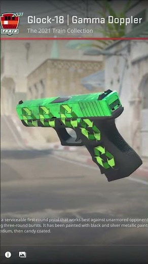 GLOCK-18 GAMMA DOPPLER NEW STICKER CRAFT! CS2
