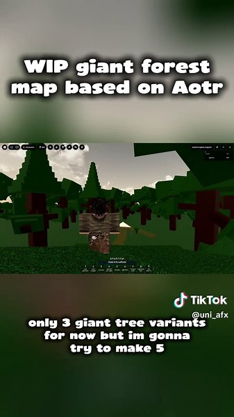 Giant Forest Map Inspired by AOT and Female Titan Arc